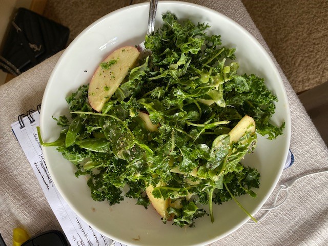 Kale Caesar with Apples